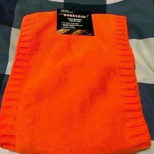 Workload high visibility florescent orange  neck warmer